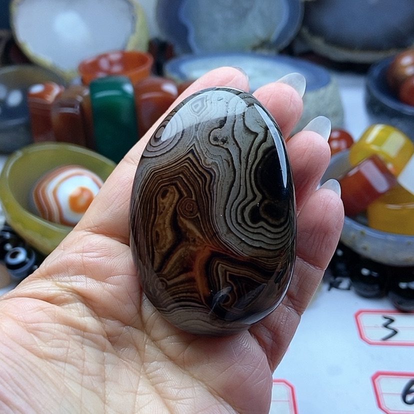 【闪购商品】玛瑙/玉髓珠宝奇石未镶嵌秋**叶