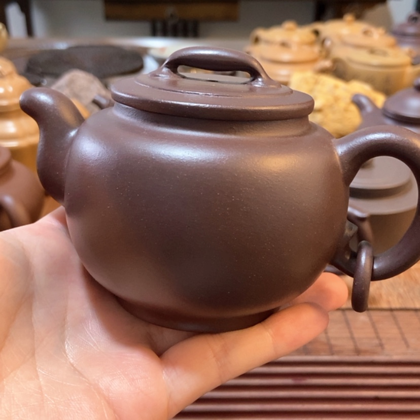 【闪购商品】紫砂茶壶云**彩老紫泥