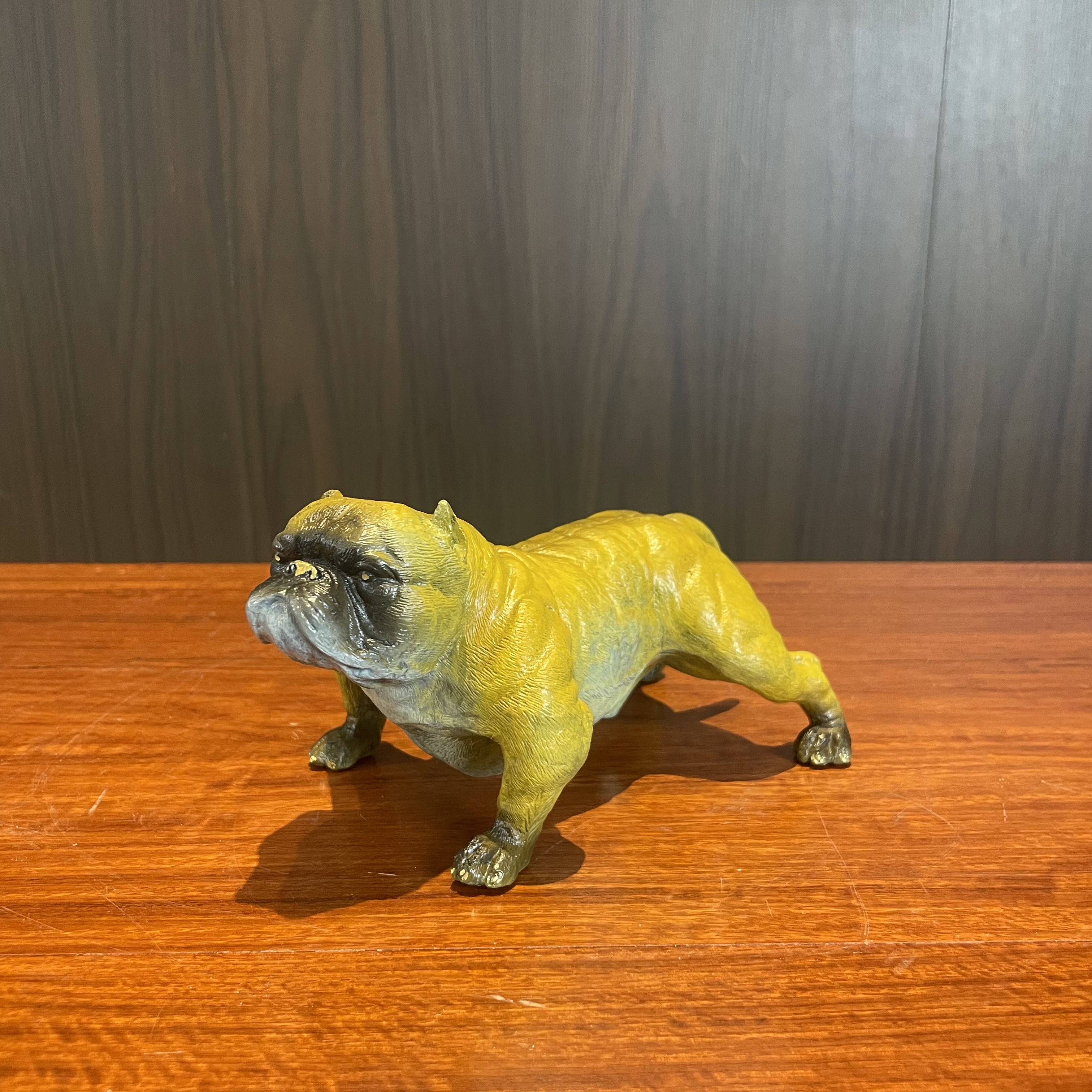 全铜摆件《恶霸犬》公司桌面动物摆件 家居客厅玄关酒柜装饰品