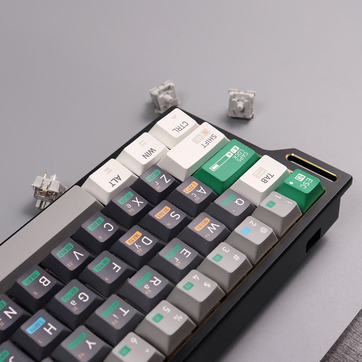 薄荷糖化学003增补键机械键盘键帽加厚PBT热升华原厂高度适配87等