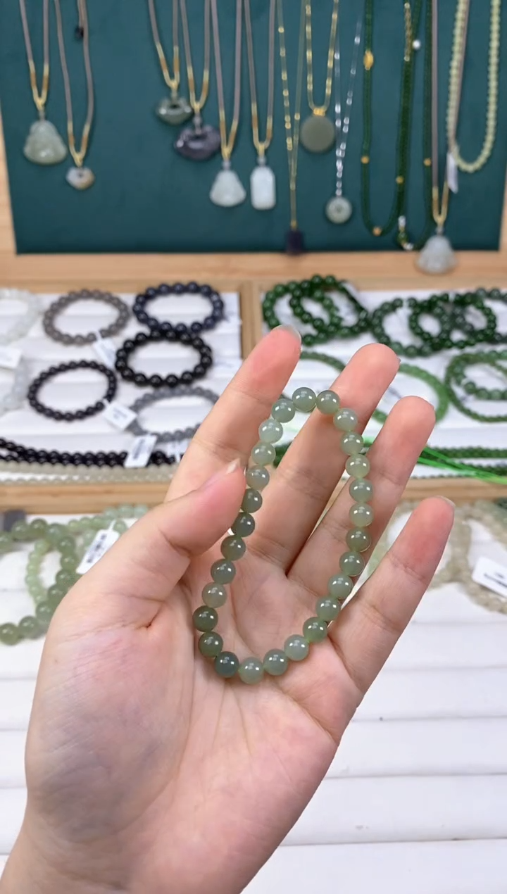 【闪购商品】和田玉手链未镶嵌和田玉单圈A59