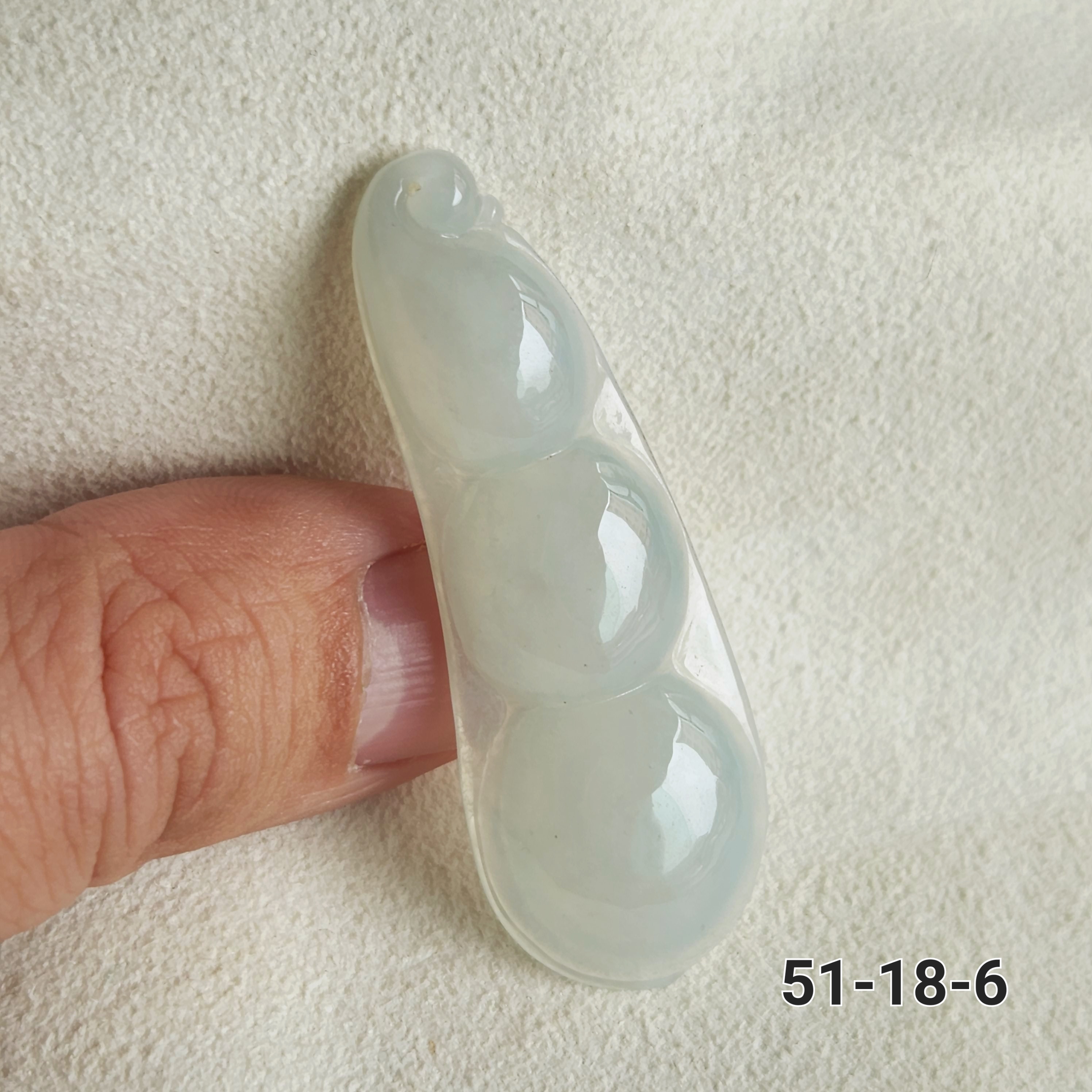 缅甸天然A货翡翠 福利平出 老坑糯化起胶晴底厚装大福豆精美气质