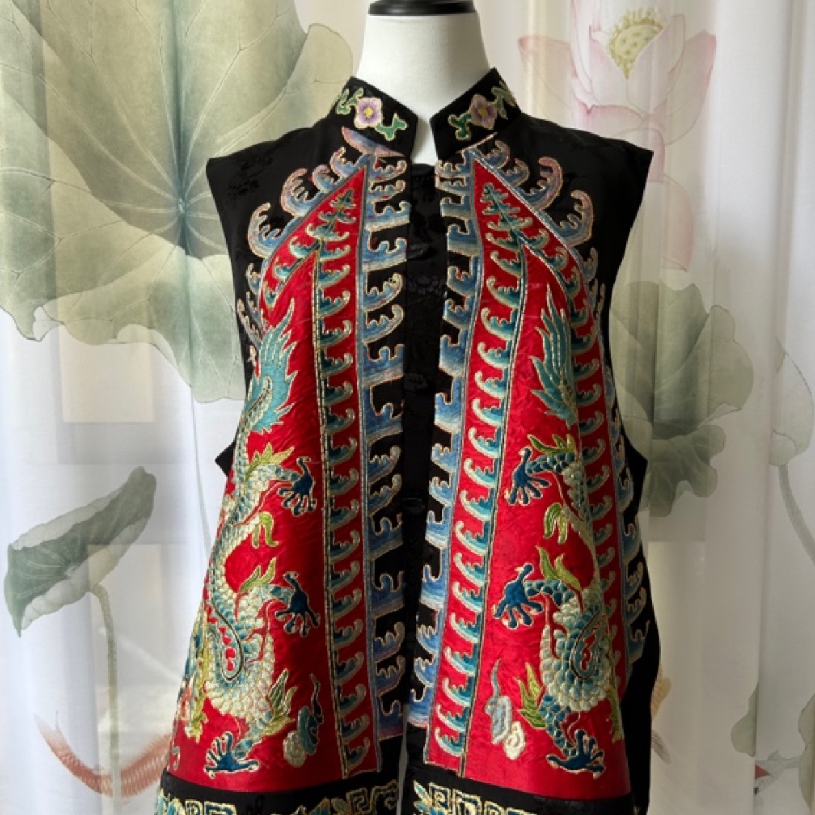 手工刺绣老绣马甲 均码