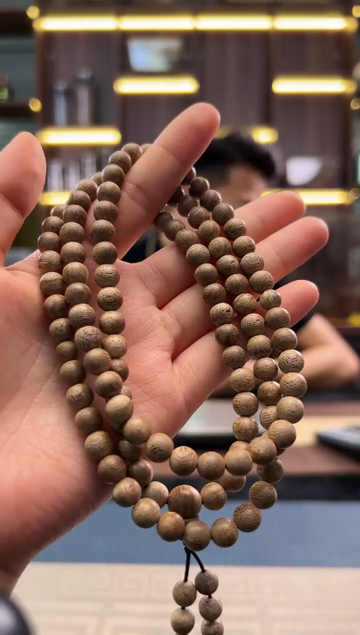 【闪购商品】沉香手串164号香港07圆珠多圈多样性发一