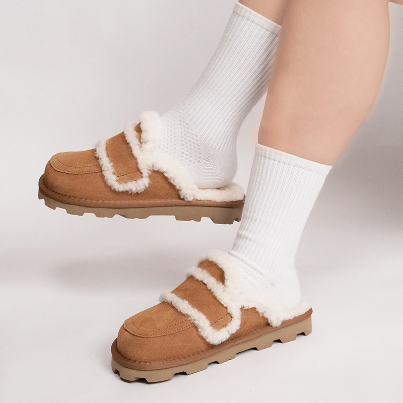 【卷毛拖】桑坡毛毛拖包头拖鞋女款秋冬季家居日常保暖搭子百搭新款