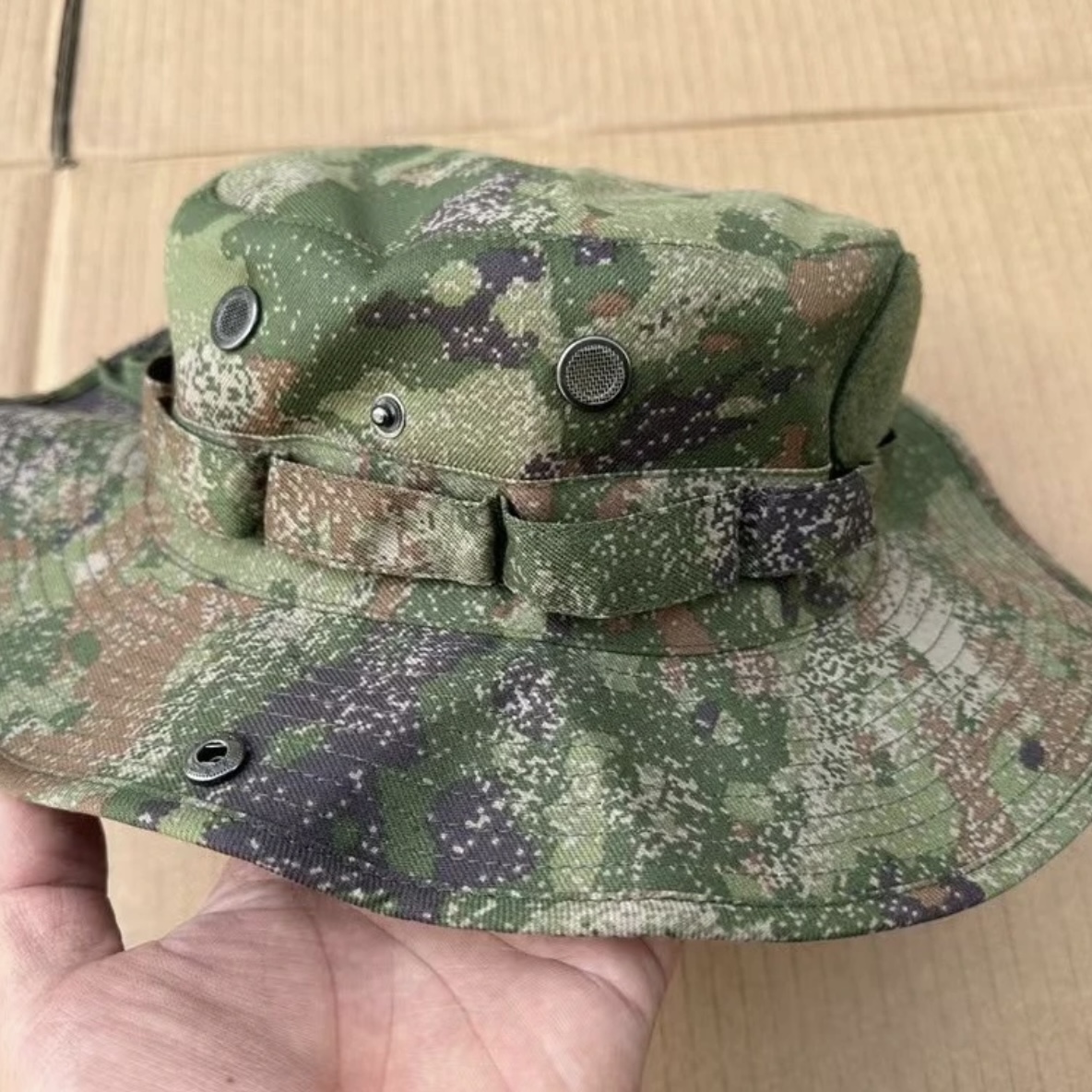 正品新式夏季迷彩奔尼帽