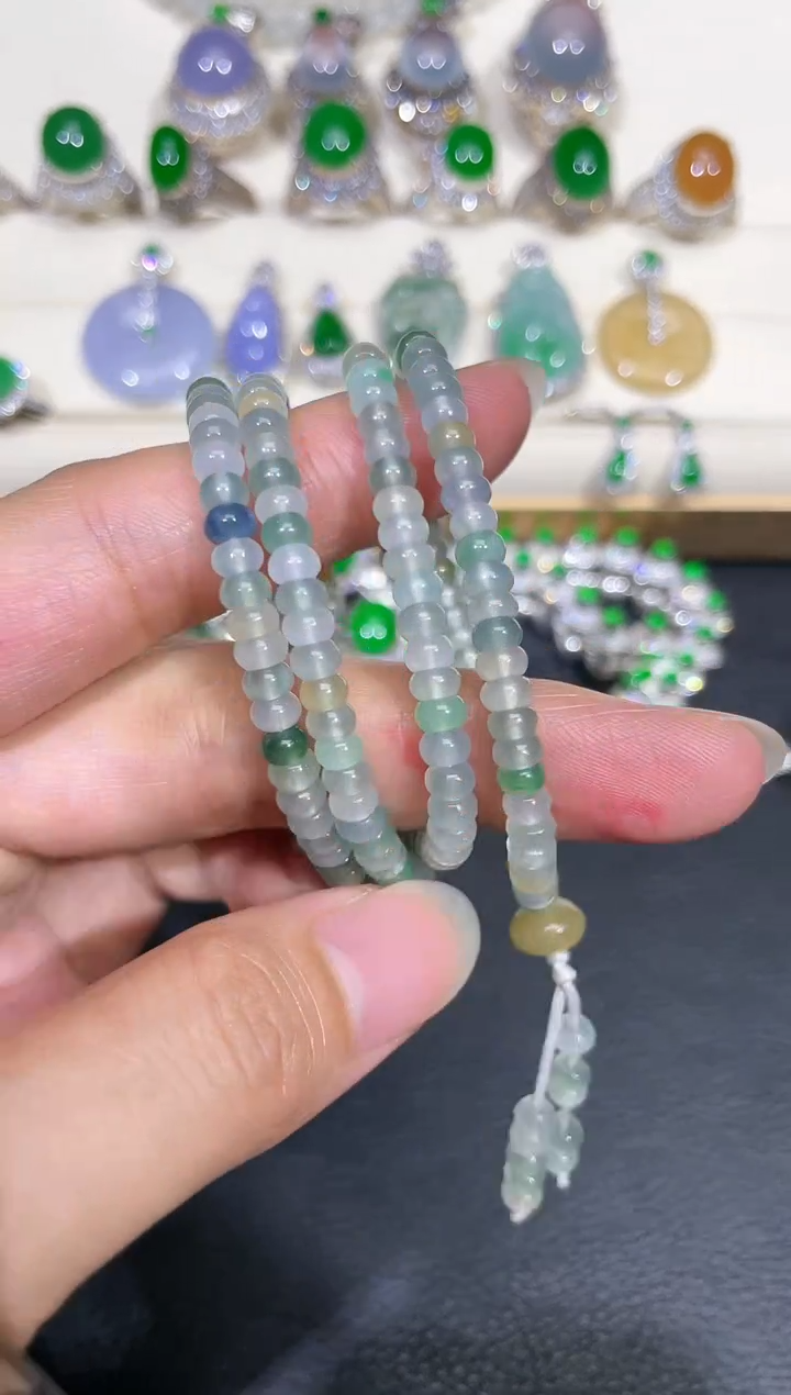 【闪购商品】定制翡翠未镶嵌珠串