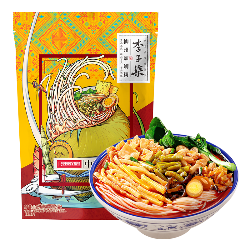 李子柒螺蛳粉柳州螺狮粉速食广西螺丝粉特产米粉米线夜宵粉丝