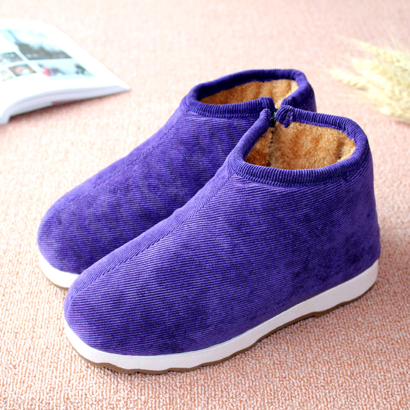 恩施手工棉鞋女冬季加绒加厚中老年女士棉鞋妈妈老人保暖鞋老棉鞋