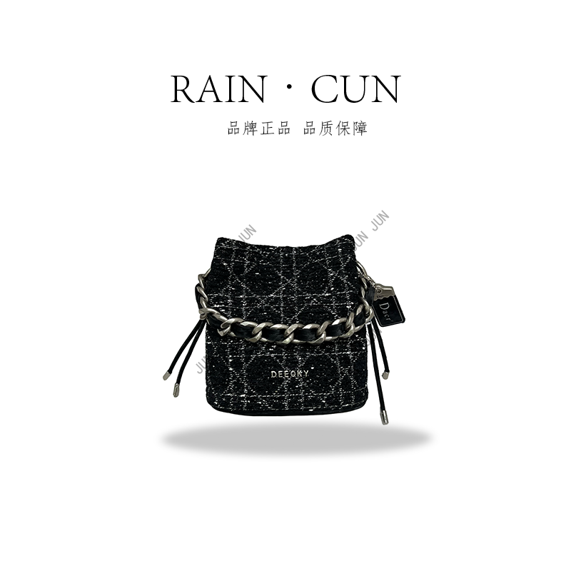 【RAIN.CNN】ZT-D7080-斑澜黑-高定轻奢时尚百搭潮流女神包包
