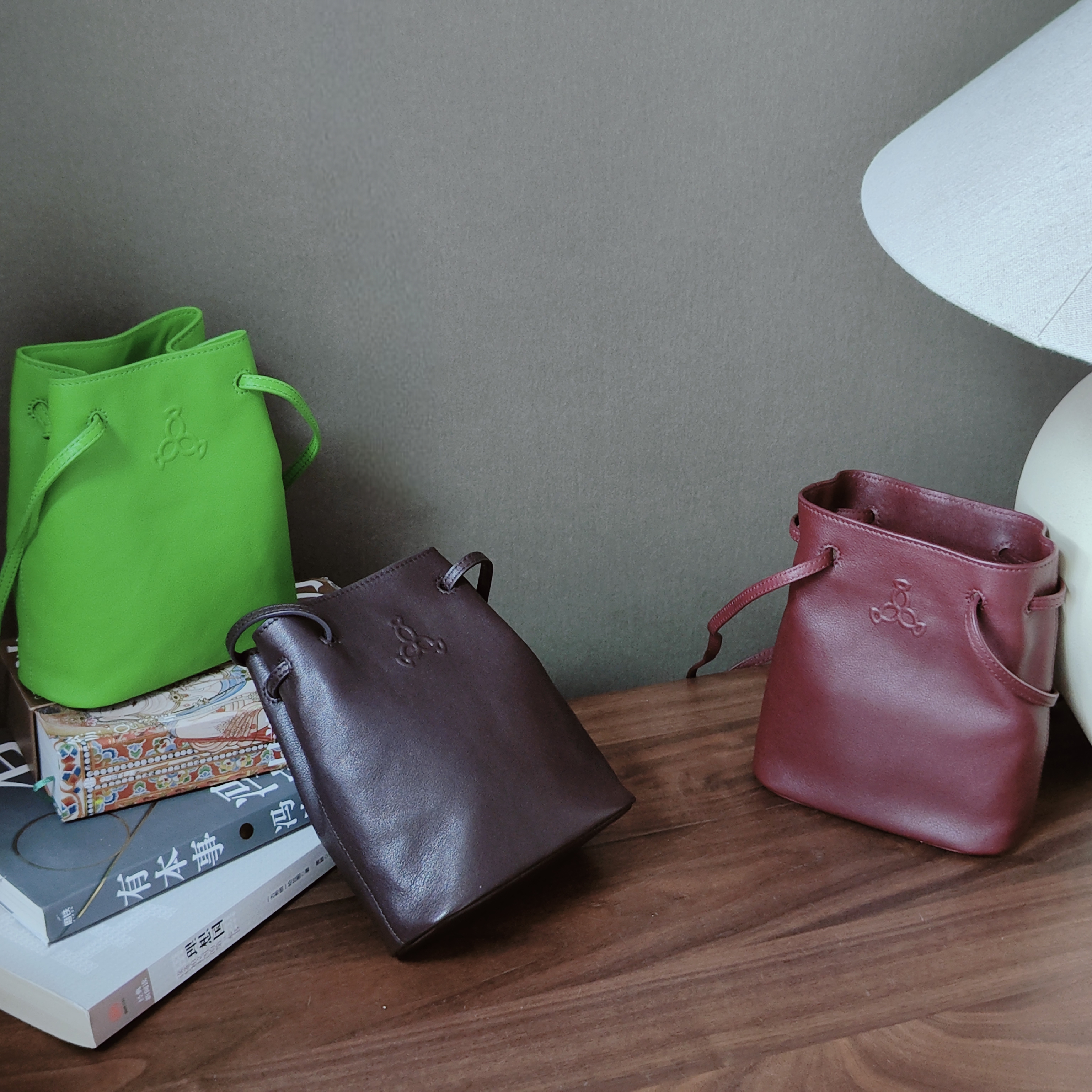 三笙鱼SANSHENGYU 【福袋水桶】斜挎包——设计师风格系列