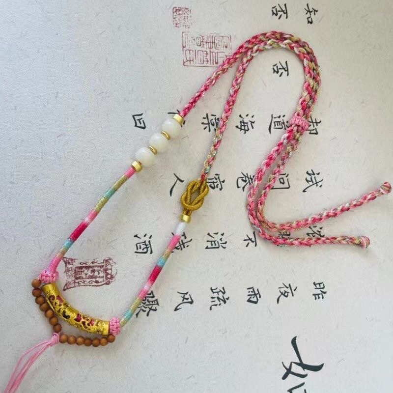 以直播间为准 挂脖挂绳编织