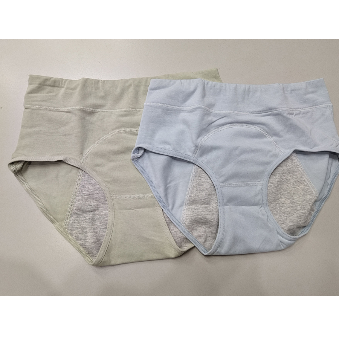 女90棉中腰生理内裤/随机两条/加宽防漏区/