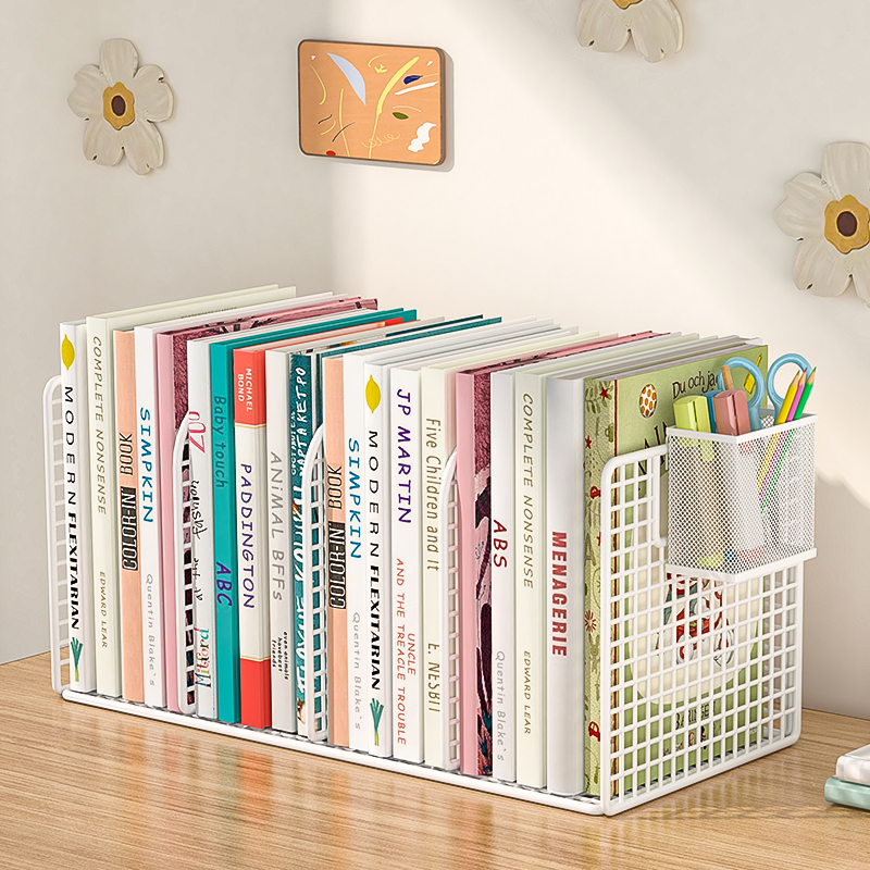 桌面书架儿童绘本收纳架书本阅读架阅读展示架宝宝写字台书籍收纳