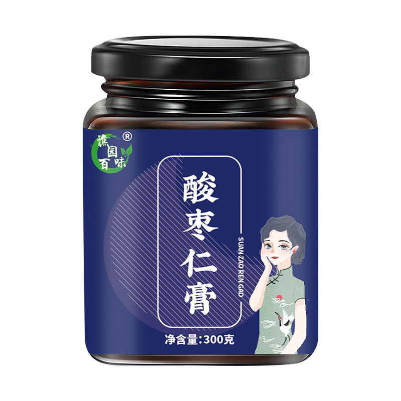 茯苓桑葚酸枣仁膏 晚安膏 睡觉膏 300g 传统方便!