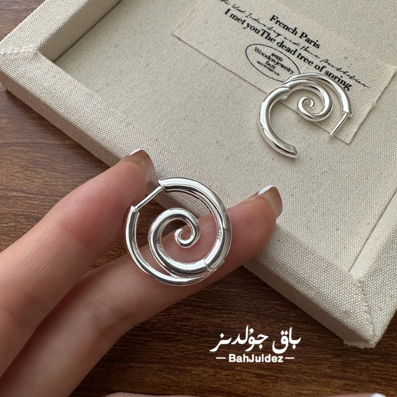 足银耳饰 足银饰品bahjoldez纯银耳钉