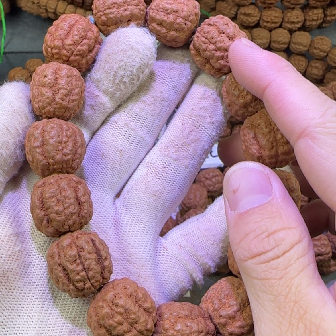 【闪购商品】金刚菩提手串20碧根果
