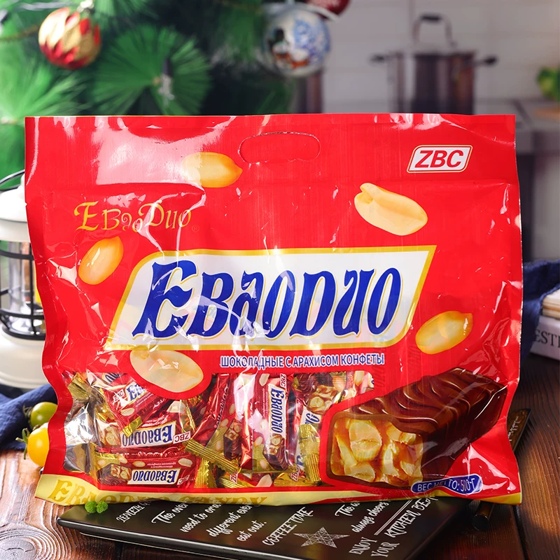 俄宝多牌花生士力架500g