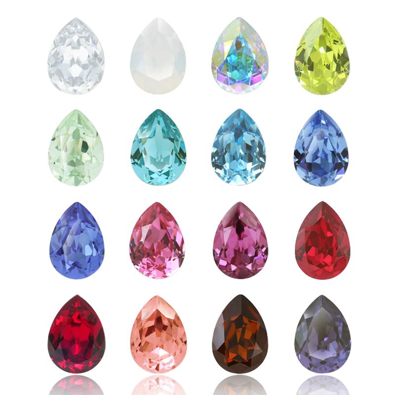 尖底4320水滴 美甲华子奥钻diy超闪穿戴美甲钻正品奥地利水晶饰品