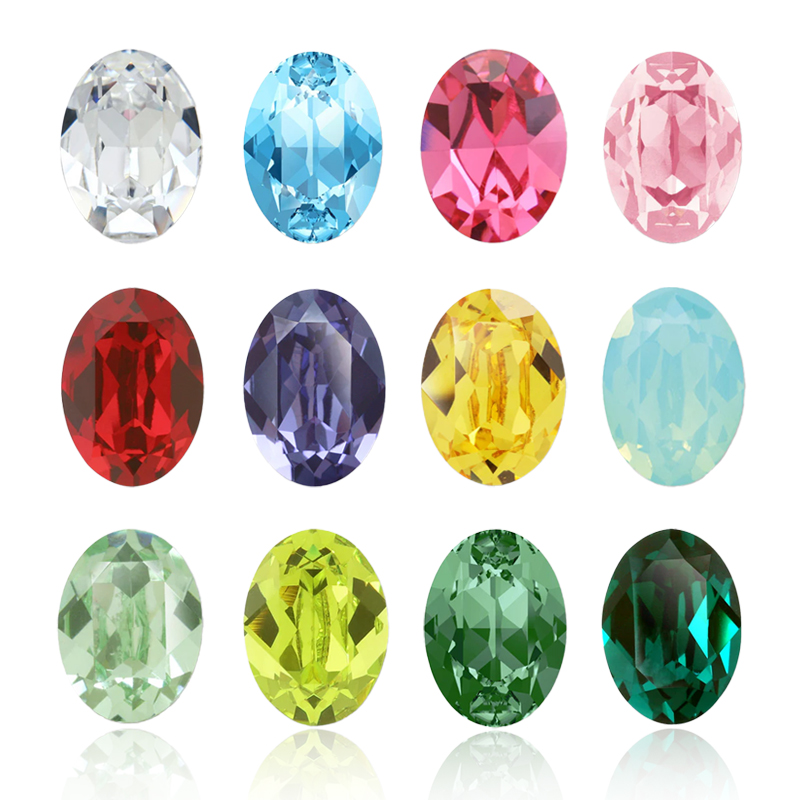 花式石 4120 大鸽子蛋 14x10MM 华子美甲钻奥地利水晶正品华子钻