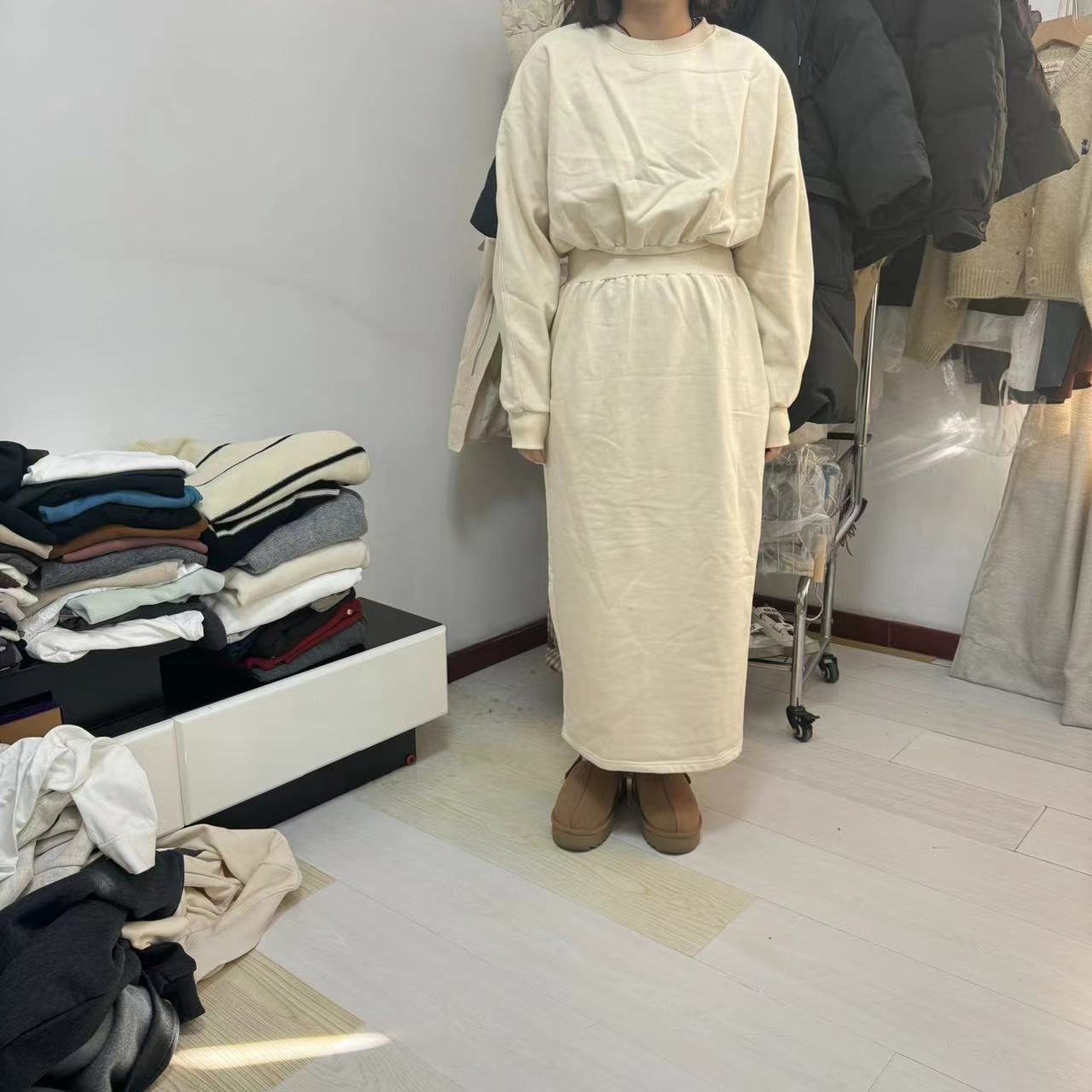 韩国东大门加绒连衣裙/NO7天/