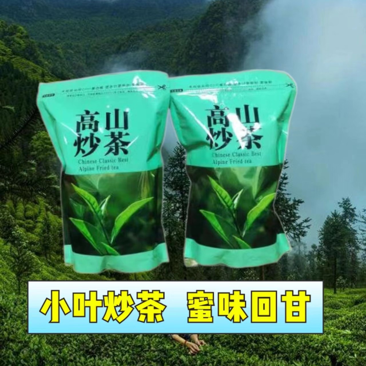 大洋小叶炒绿茶蜜味回甘客家炒茶揭阳揭西特产