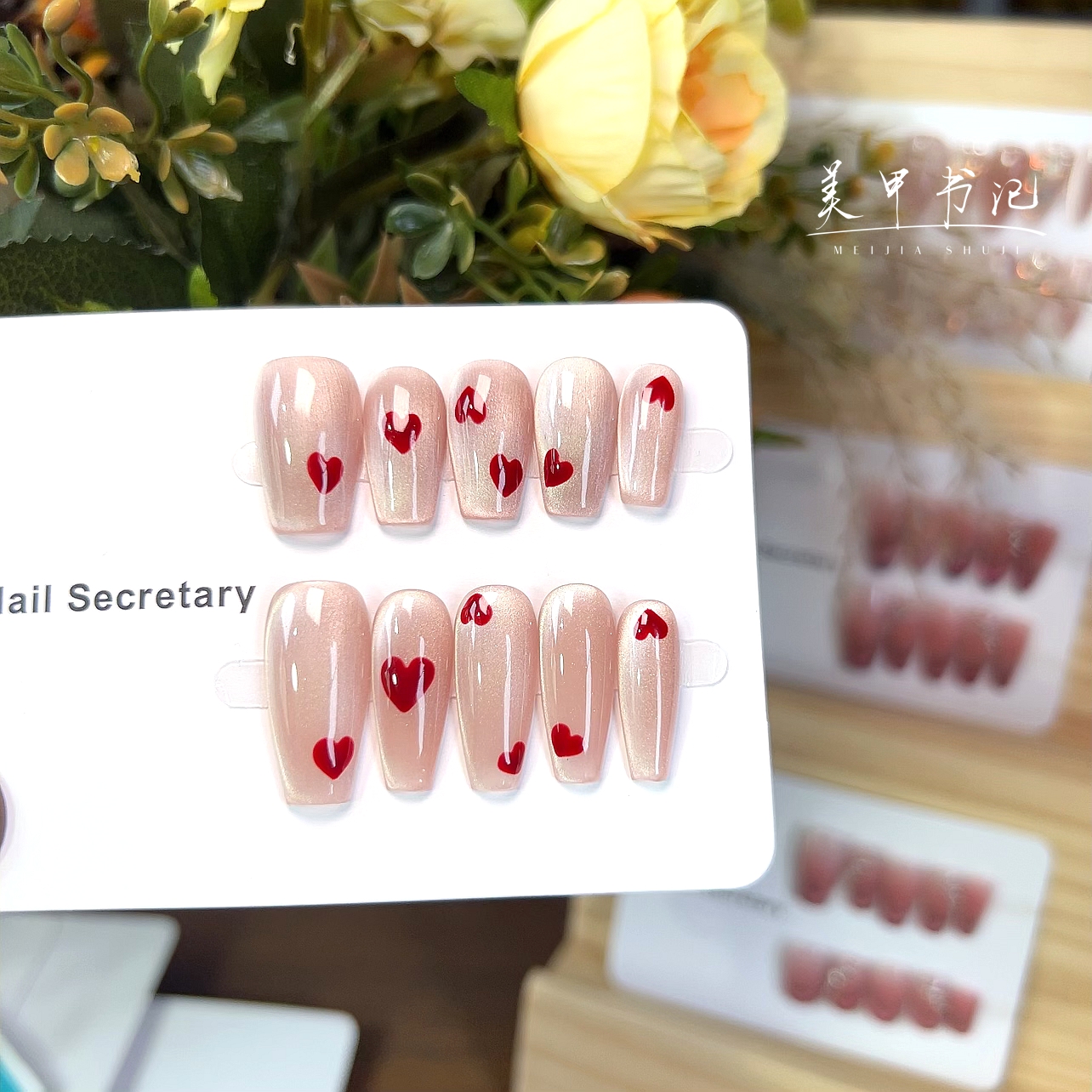 【心动】Simple Advanced纯手工穿戴甲反复佩戴美甲贴