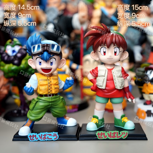 【现货实拍】14.5cm 四驱兄弟 星马豪 星马烈 小豪小烈 手办模型