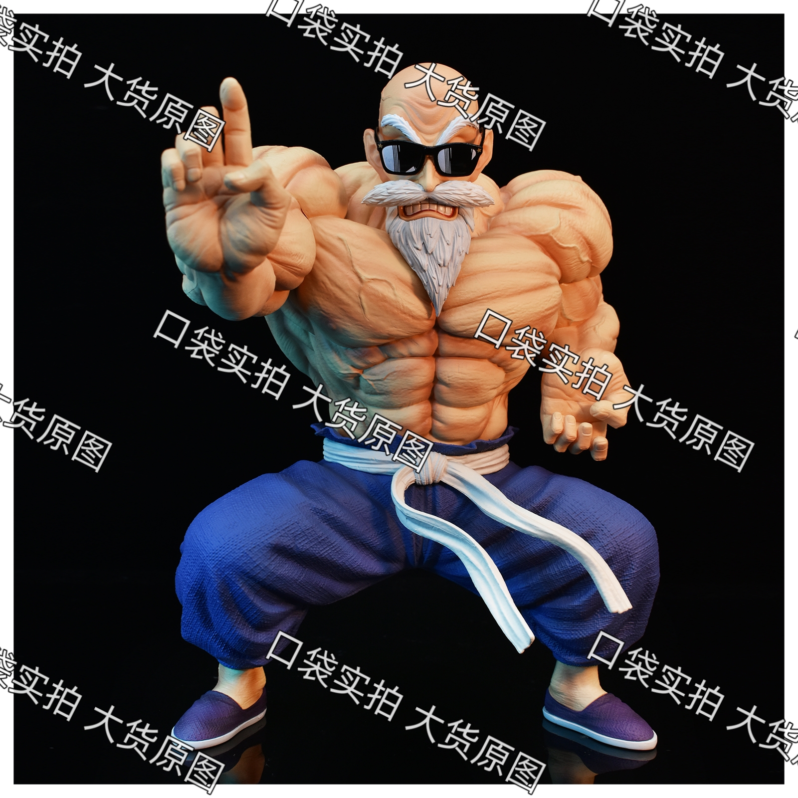 【现货】七龙珠 肌肉强化形态龟仙人 高约24cm手办模型摆件