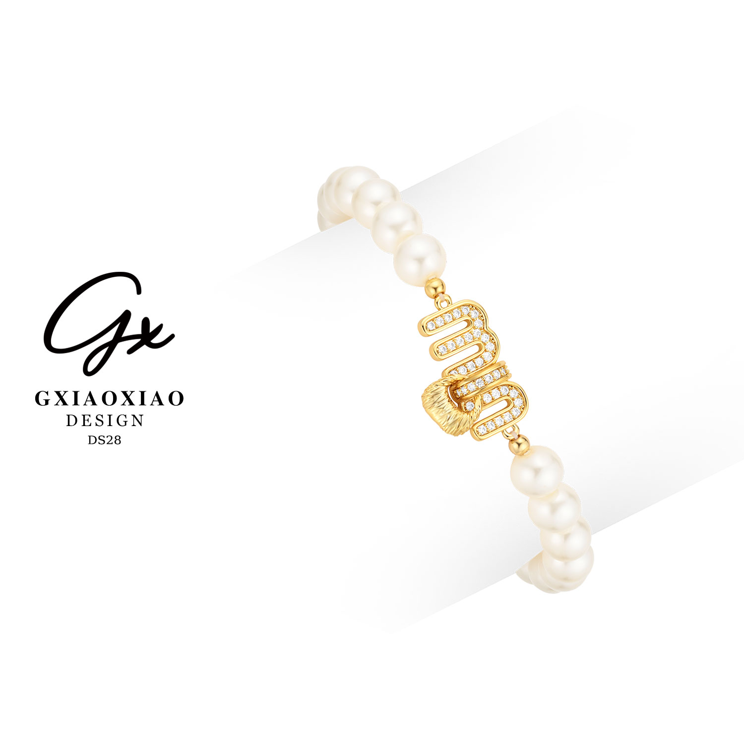 铜合金仿手链 GXX 【南法通童话】法式轻奢高级感锁骨手链 DS28