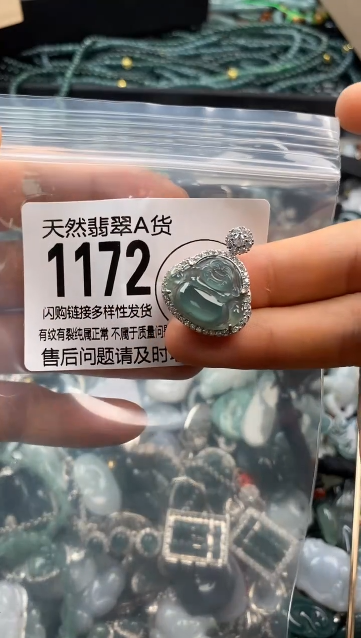 【闪购商品】翡翠颈饰未镶嵌翡翠1172