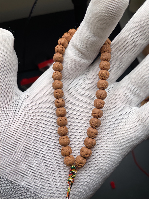 原生态佛手五爪金龙矮桩肉包子百香籽菩提手串手持7mm+