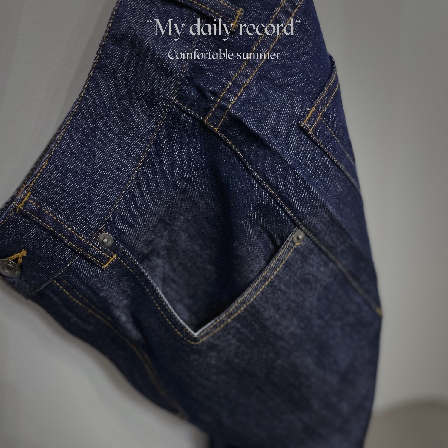 【阿黛】纸片人牛仔裤