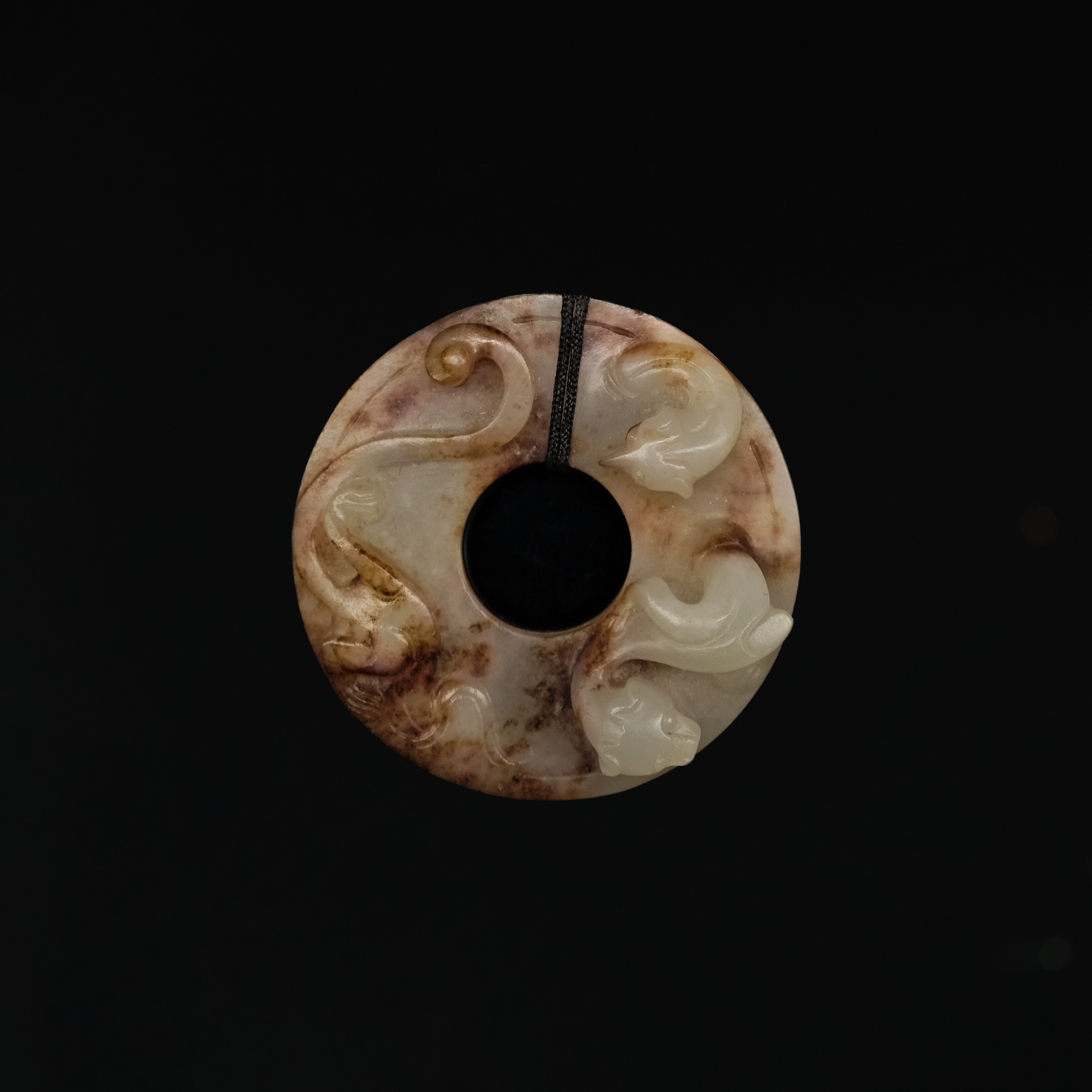 NO.190  螭龙凤首玉璧