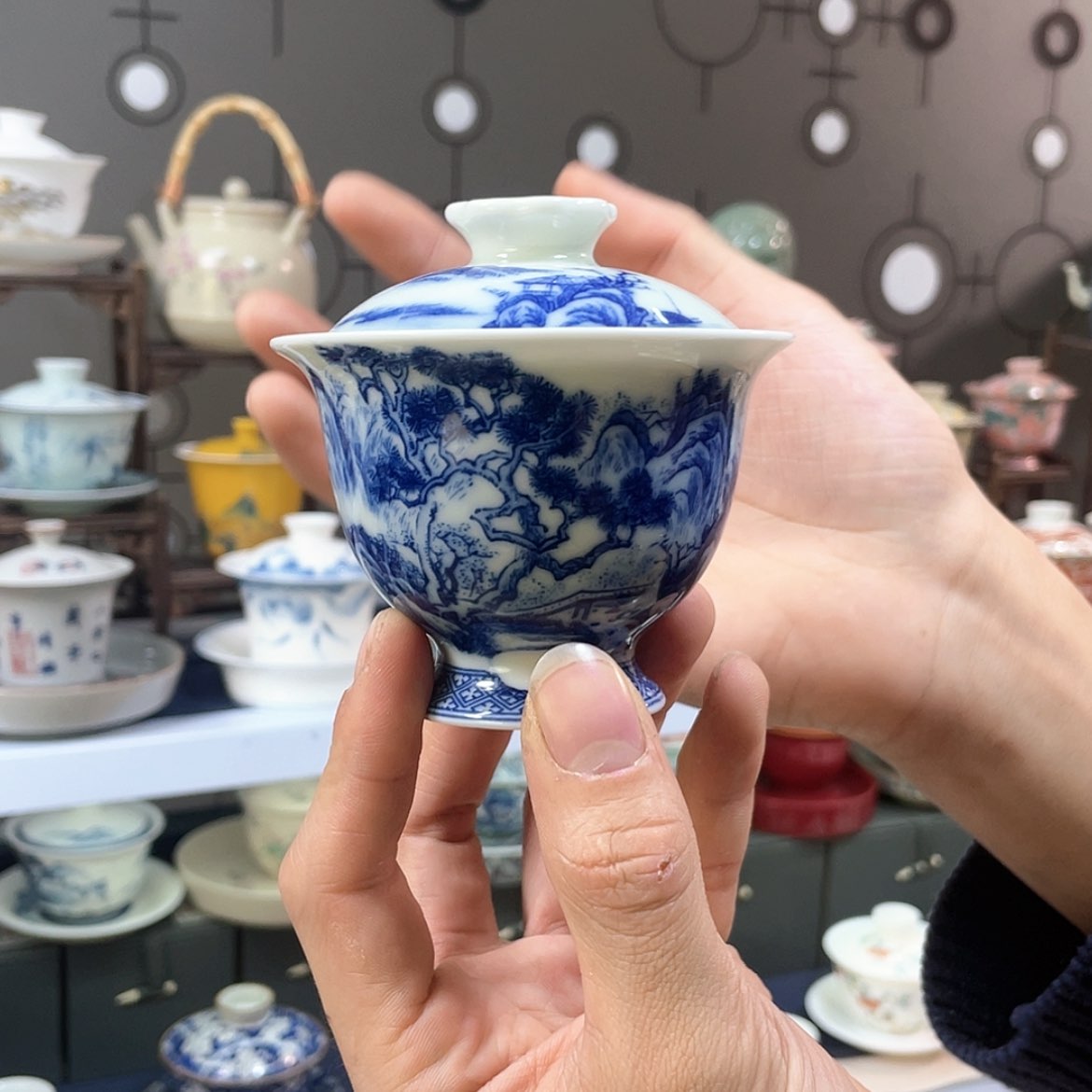 【闪购商品】陶瓷盖碗