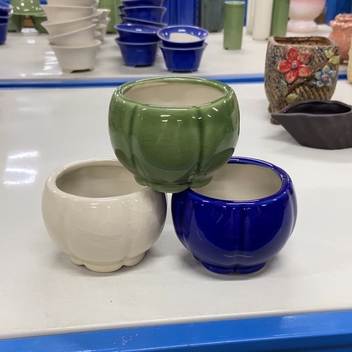 陶瓷花盆单场满9.9发7.5*6