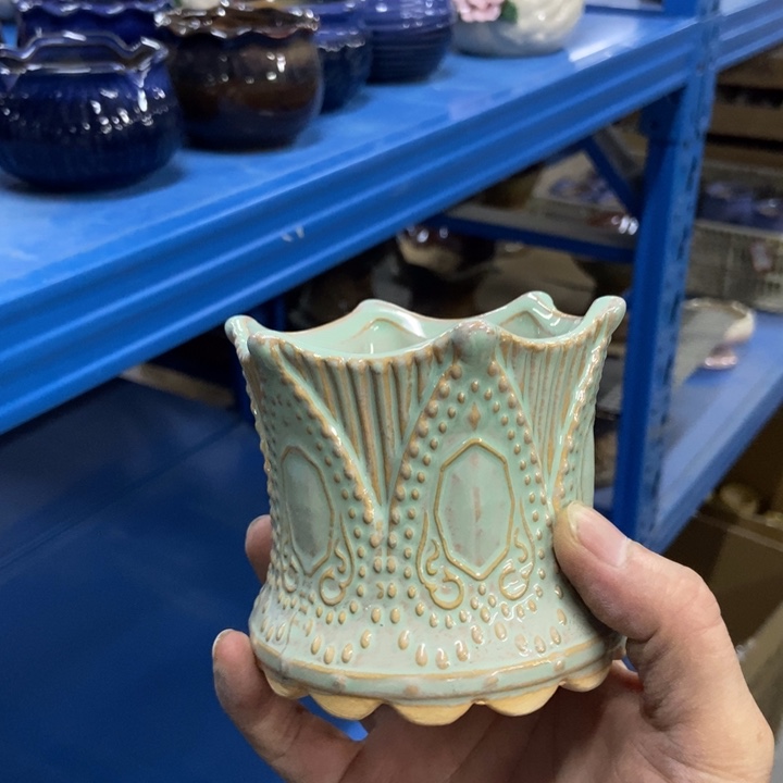 陶瓷花盆单场满9.9发9*9