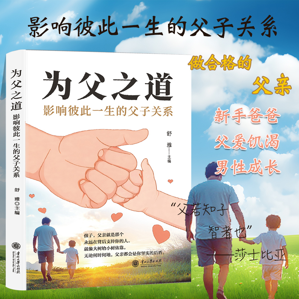 为父之道  影响彼此一生的父子关系 做合格的爸爸 助力孩子成长