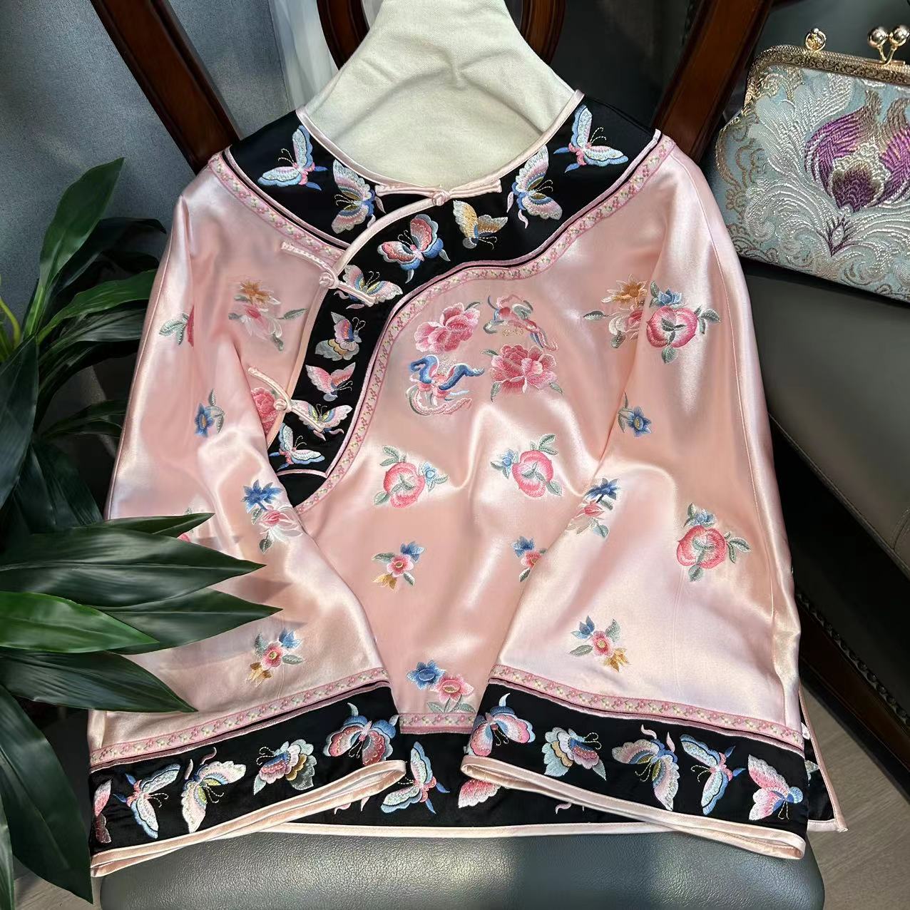 【彩蝶】新中式女装夏季少女复古古风中式日常中国风民族风