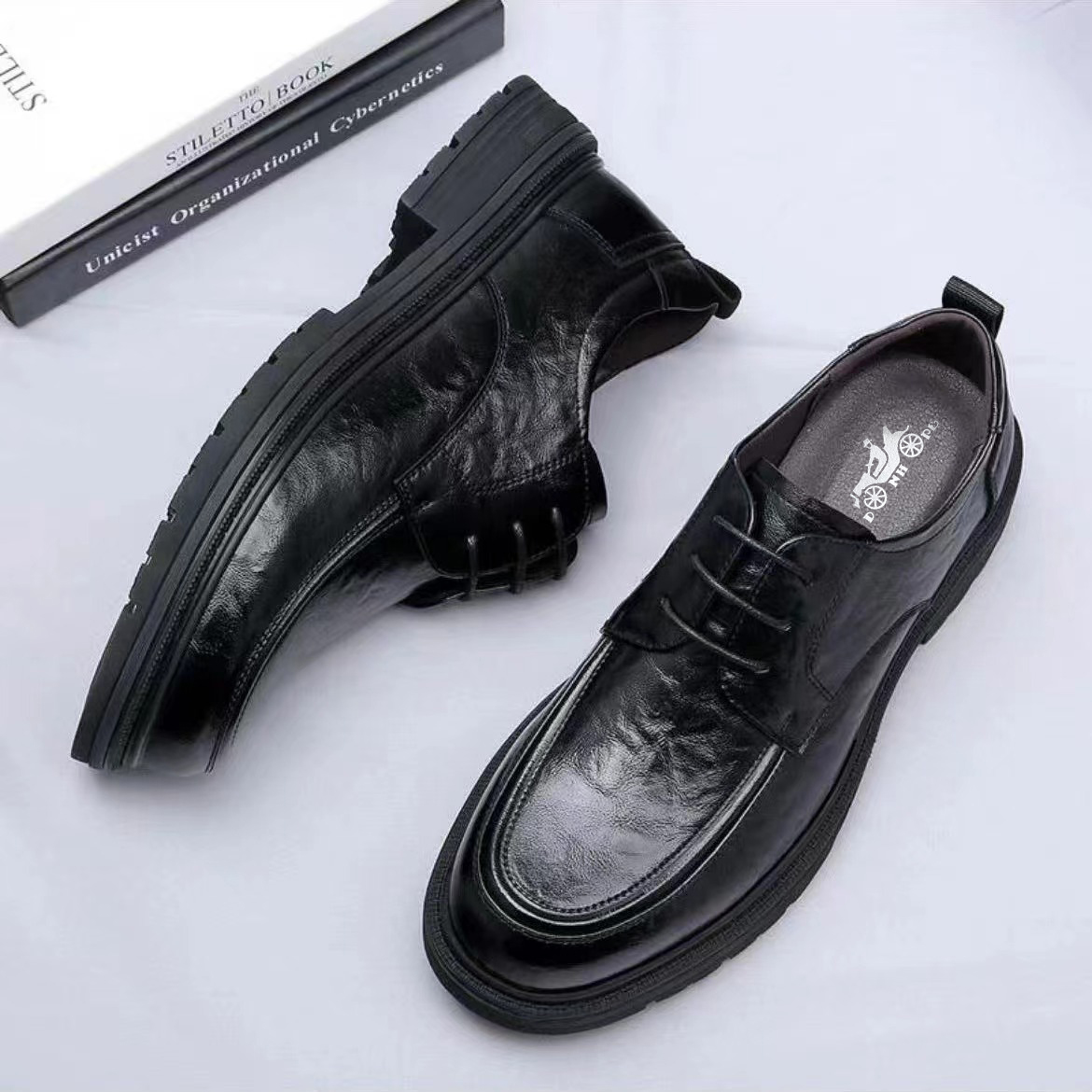 2024秋季英伦新款时尚商务正装皮鞋男鞋3203