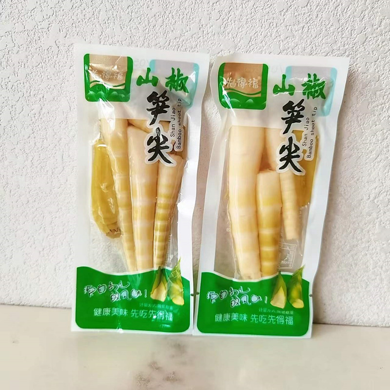 先得福山椒笋尖泡椒笋即食笋片脆笋子脆笋小包装小吃休闲零食品