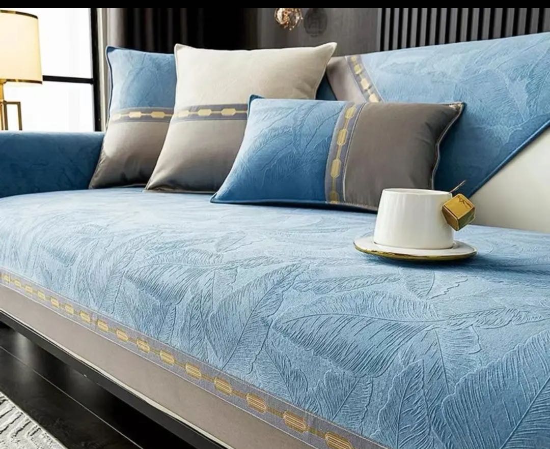 【浮雕/单片】四季防滑沙发垫靠背巾沙发垫防滑坐垫组合靠背全盖