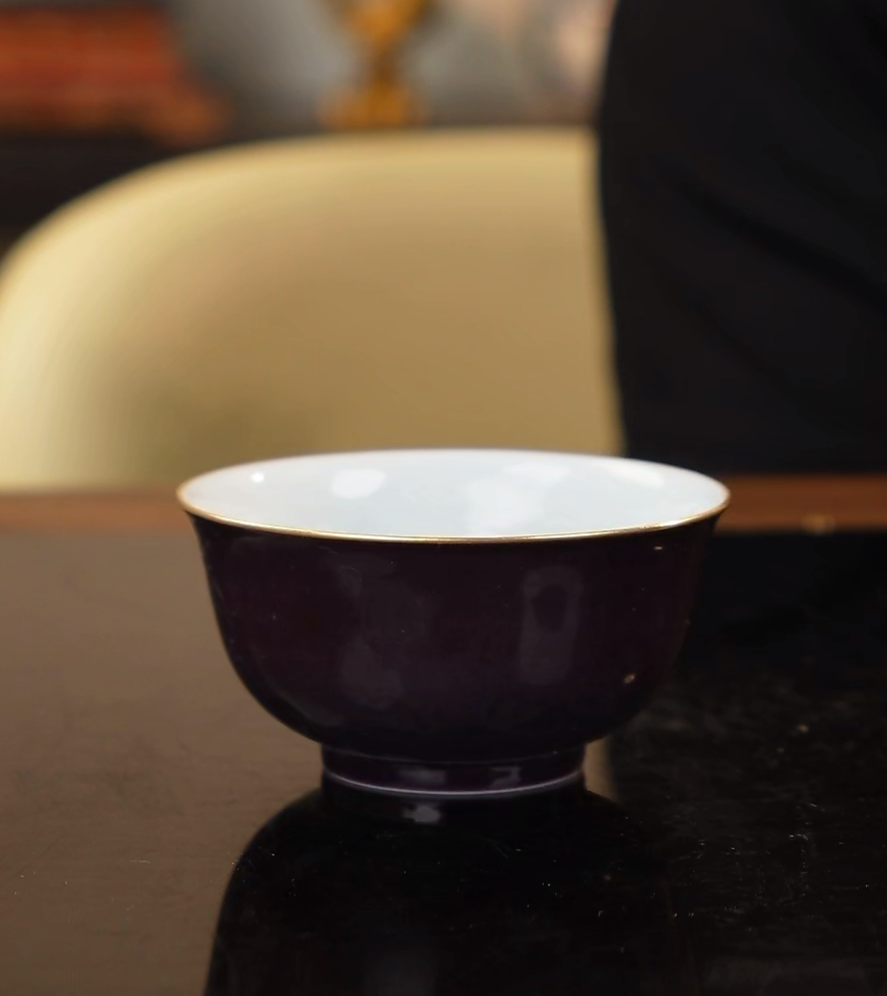 清本源蕨绝紫内膜印麒麟踏浪敦士杯口径8.8高4.3满容120中40g