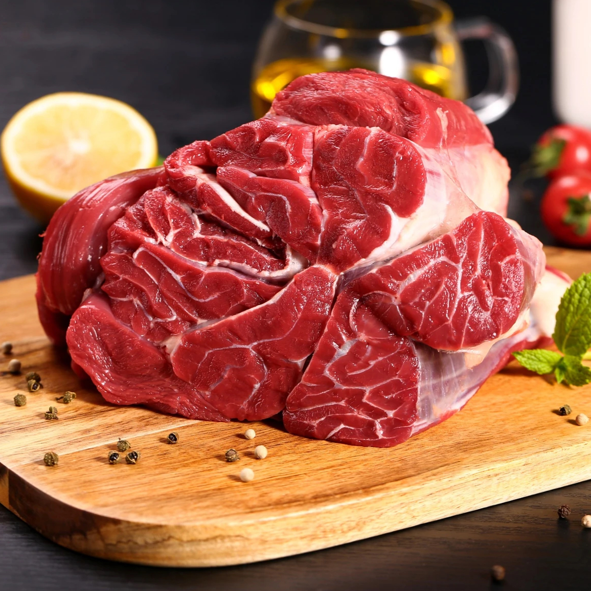 【精品拍3斤送1斤】现宰原切黄牛腱子肉顺丰/京东冷链包邮到手4斤