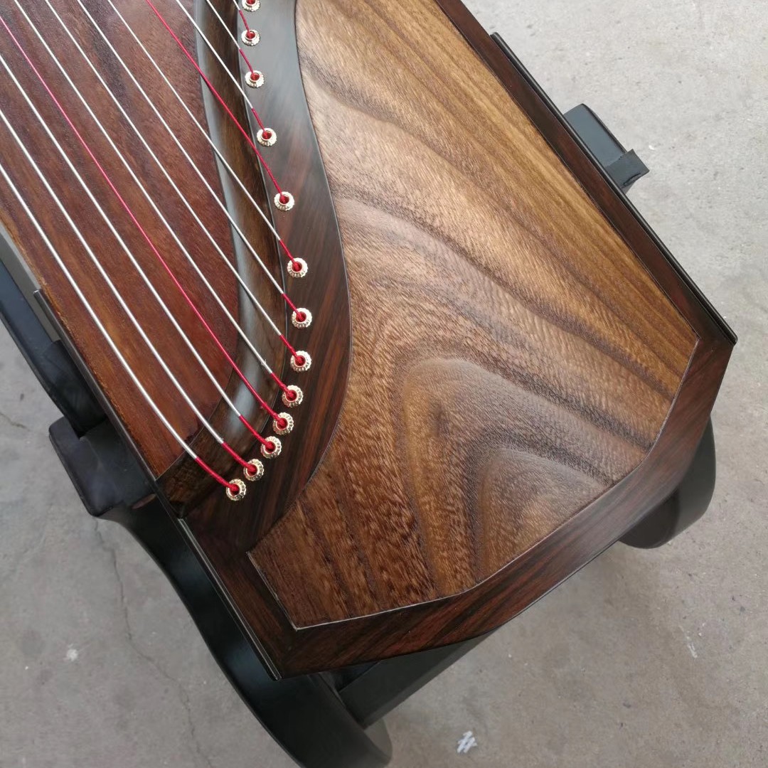 鼎润实木战国16321老桐木面挖黑檀木海棠演奏鼎润古筝