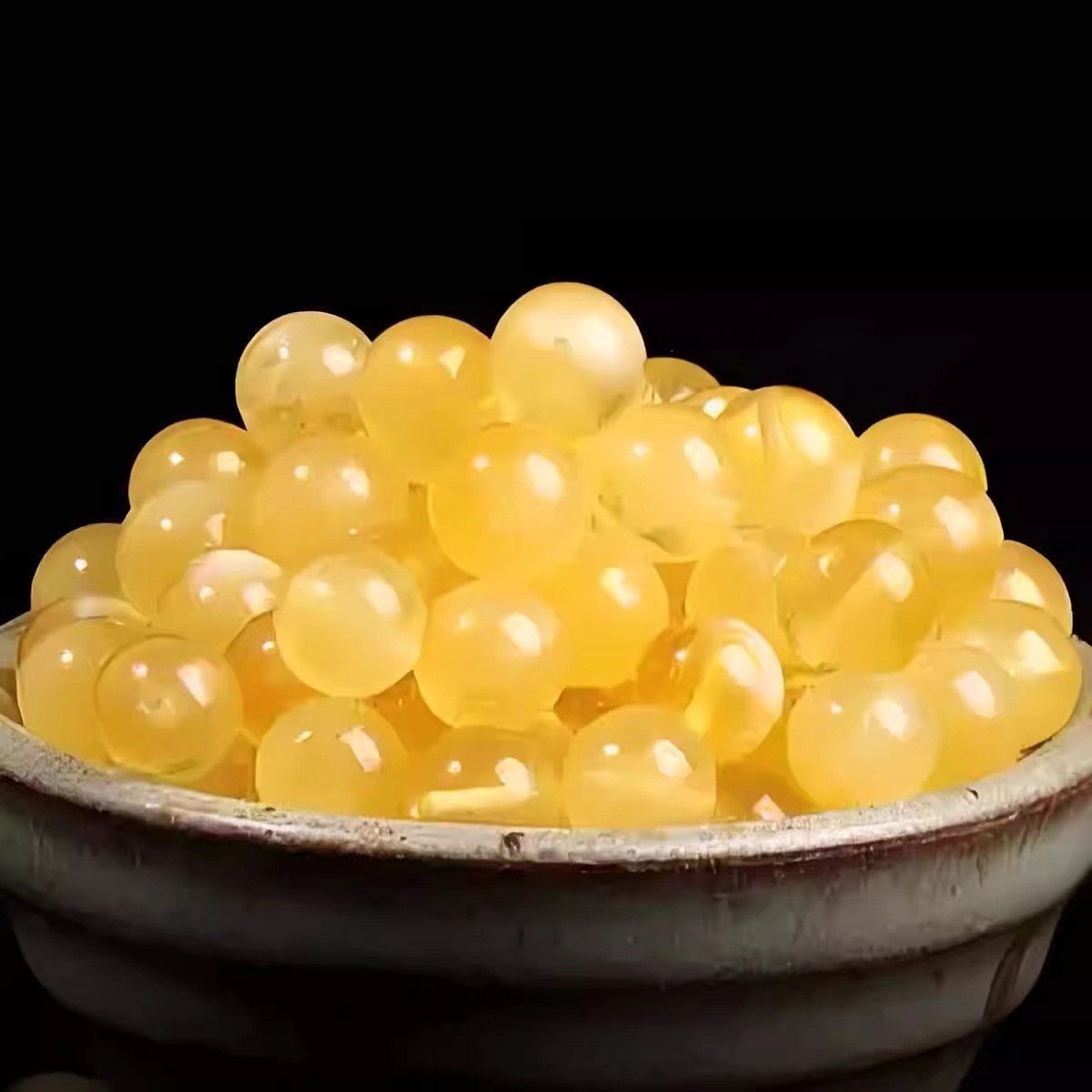 蜜蜡专拍链接时尚经典鸡油黄