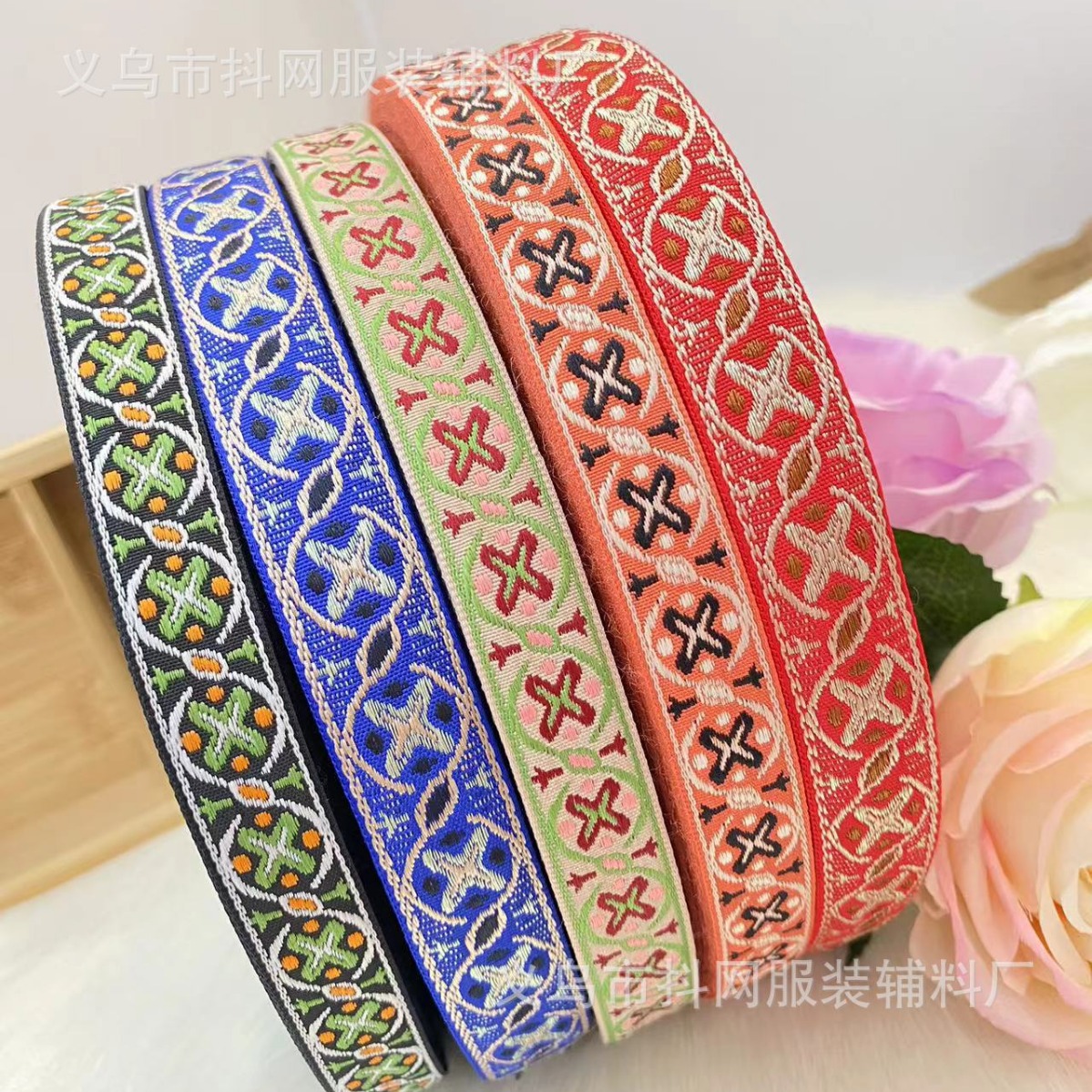 1.7--2.0cm经典款手工DIY蝴蝶结织带发饰头饰包边带礼盒包装袋