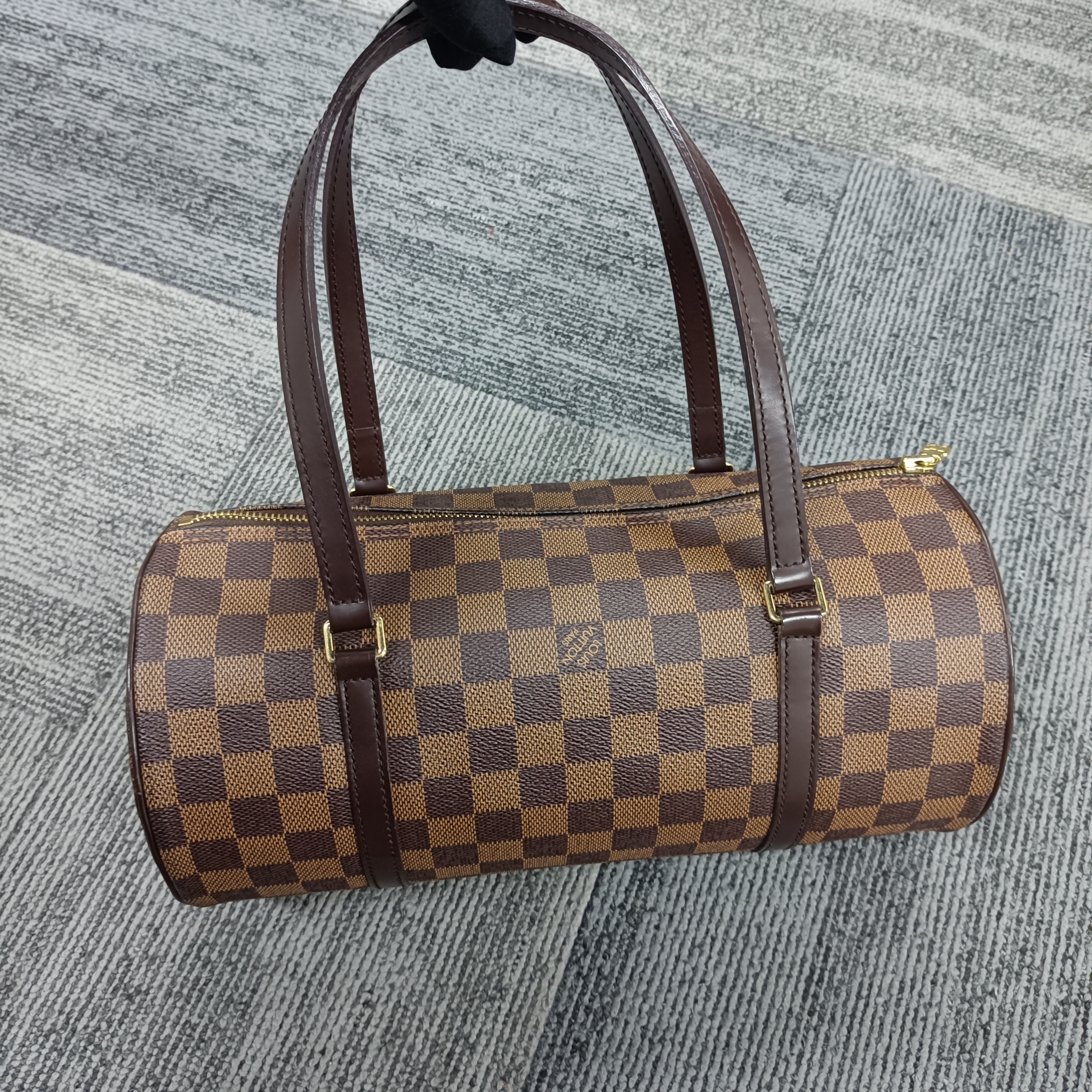 95新 LouisVuitton/路易威登 拉瑞苏/JM/棋盘格巴比龙30单包/0016