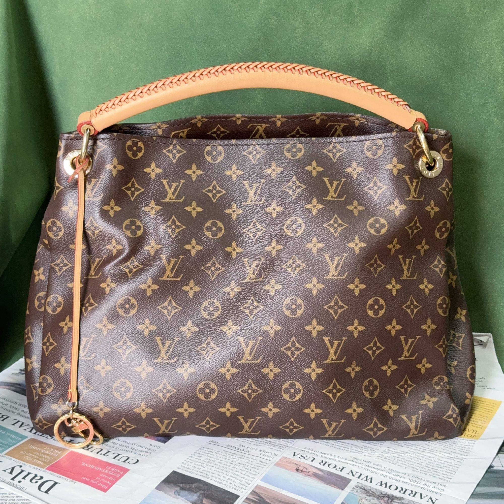 95新 LouisVuitton/路易威登 LRS/Artsy老花单肩包/0186