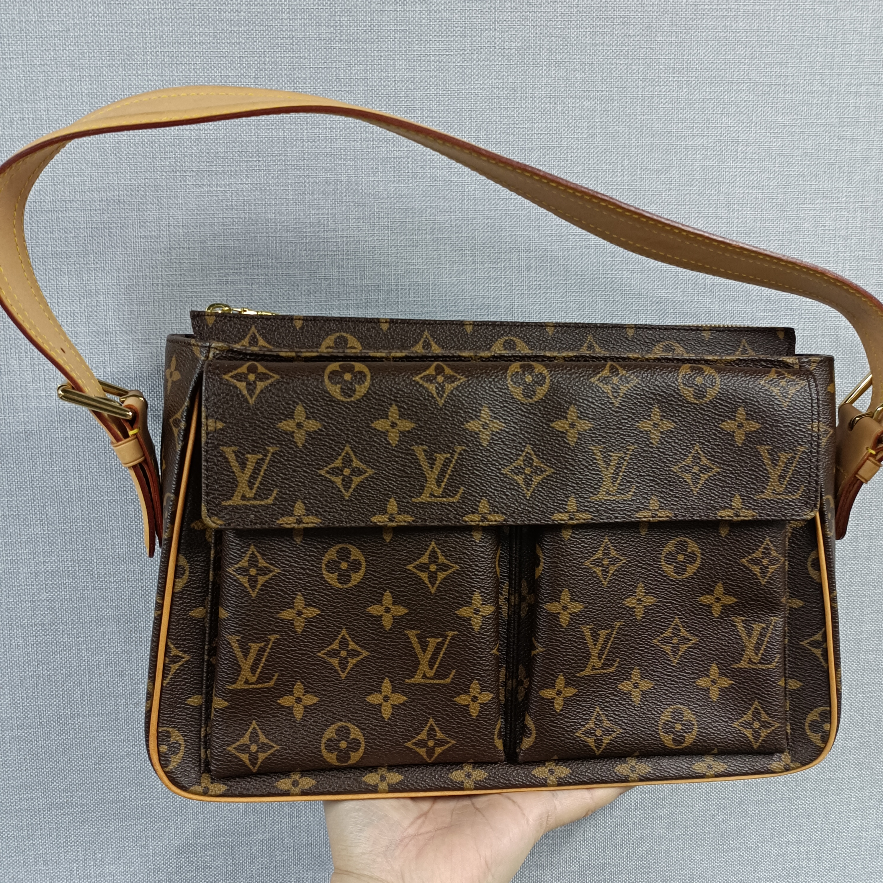 95新 LouisVuitton/路易威登 差价/LRS/老花中号单肩/单肩包/0064